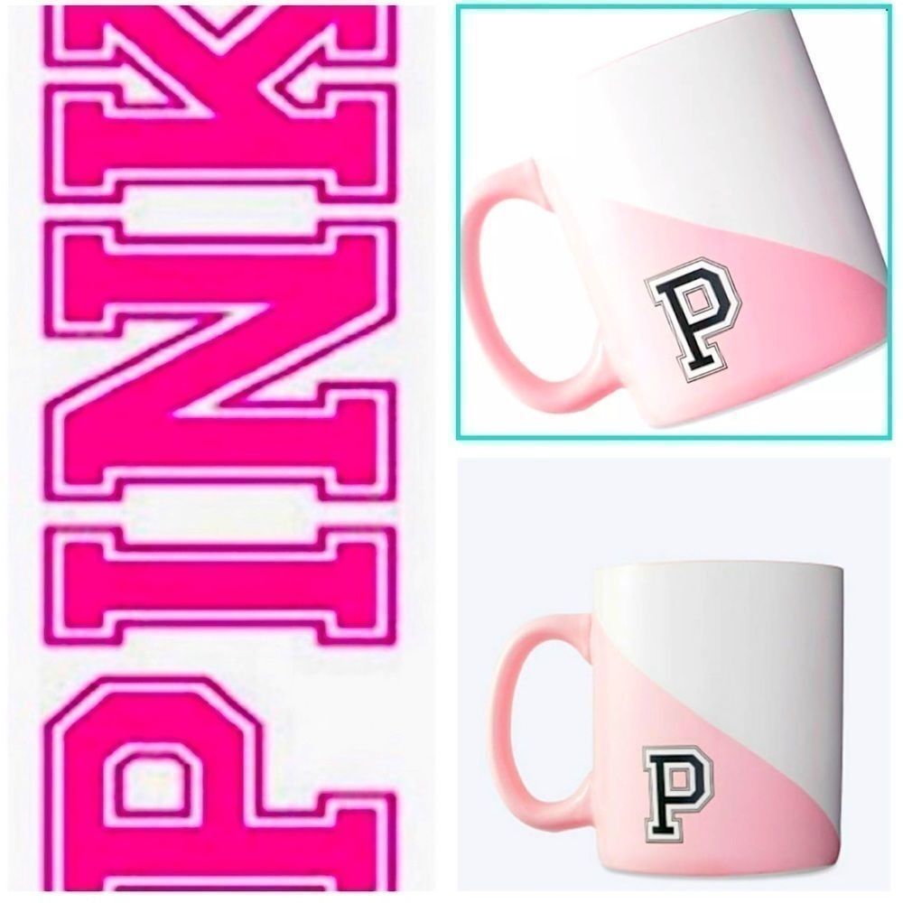 Victoria’s Secret Pink Monogram Giant Oversize Mug